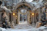 Christmas Winter Wonderland Archway Backdrop RR7-593