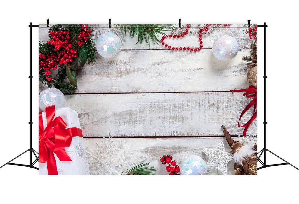 Christmas Decorations Wood Wall Backdrop RR7-721