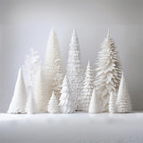 White Christmas Tree Photography Backdrop RR7-734