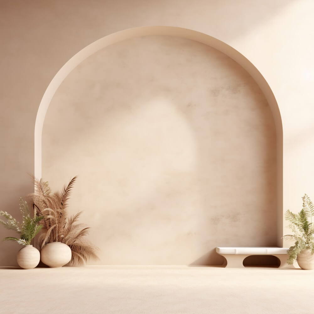 Tranquil Arch Boho Photography Backdrop RR7-8