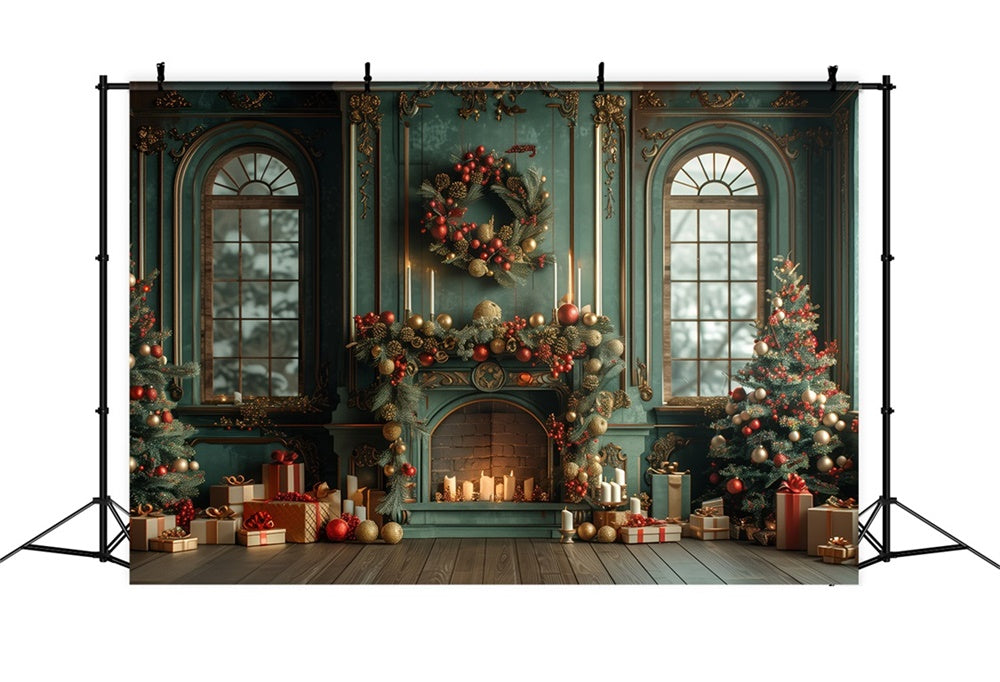 Christmas Grand Regal Living Room Backdrop RR8-170