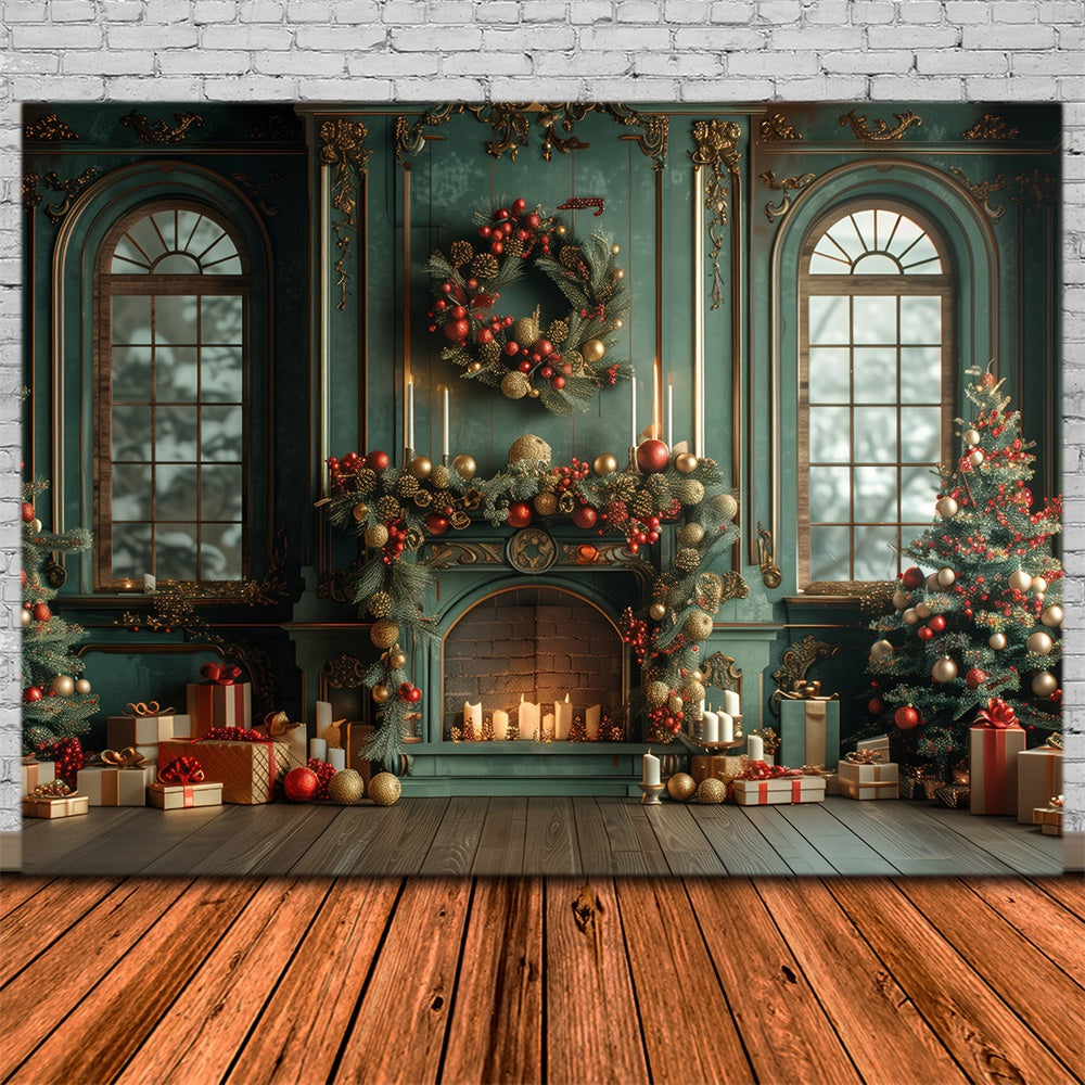 Christmas Grand Regal Living Room Backdrop RR8-170