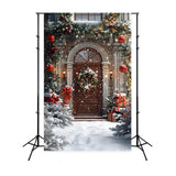 Christmas Festive Home Entrance Gifts Backdrop RR8-182