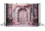 Christmas Elegant Pink Archway Backdrop RR8-193