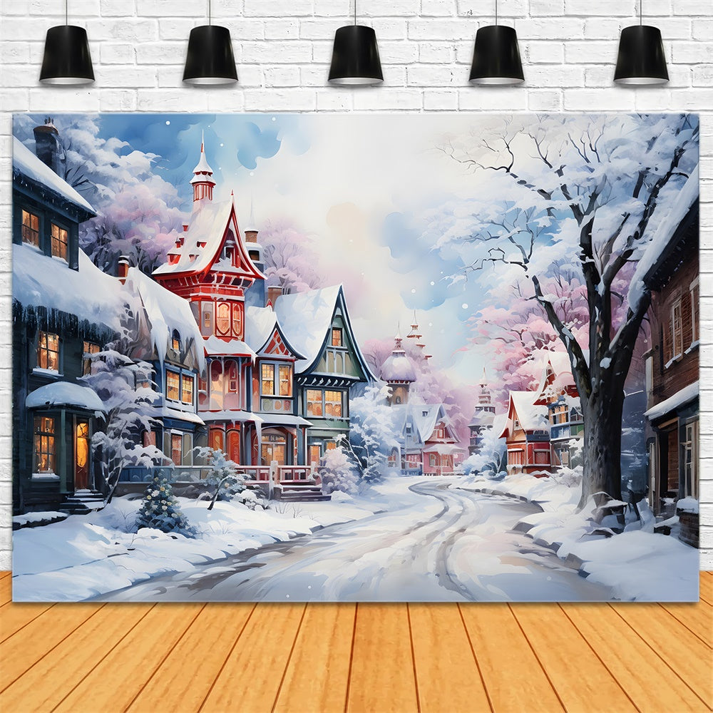 Christmas Gingerbread House Wonderland Backdrop RR8-209