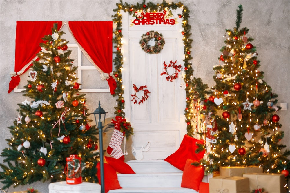 Merry Christmas Ambiance Decorative Backdrop RR8-221