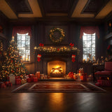 Christmas Grand Room Sparkling Tree Backdrop RR8-260