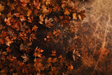 Rustic Ground Scattered Leaves Floor Backdrop RR8-285