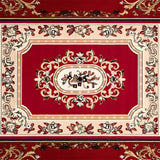 Elegant Red Beige Carpet Floor Backdrop RR8-296