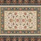 Intricate Floral Patterned Carpet Floor Backdrop RR8-297