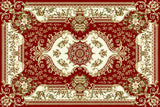 Ornate Red and Gold Carpet Floor Backdrop RR8-298