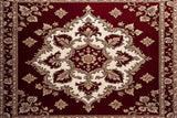 Red and Cream Elegant Carpet Floor Backdrop RR8-302