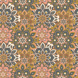 Intricate Geometric Floral Pattern Floor Backdrop RR8-304