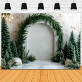 Christmas Tree Arch Photography Backdrop RR8-347