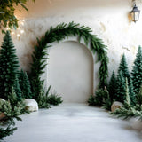 Christmas Tree Arch Photography Backdrop RR8-347