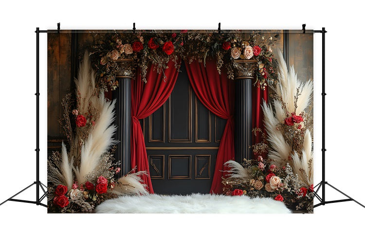 Opulent Floral Boho Archway Backdrop RR8-424