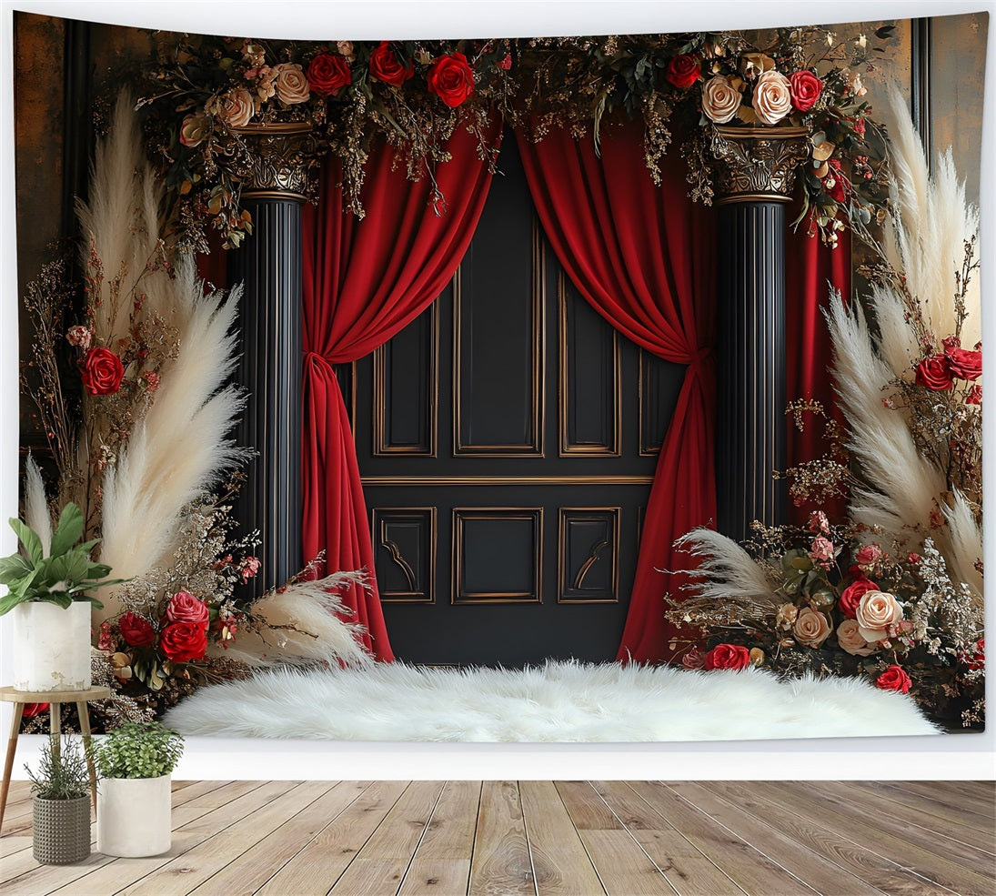 Opulent Floral Boho Archway Backdrop RR8-424