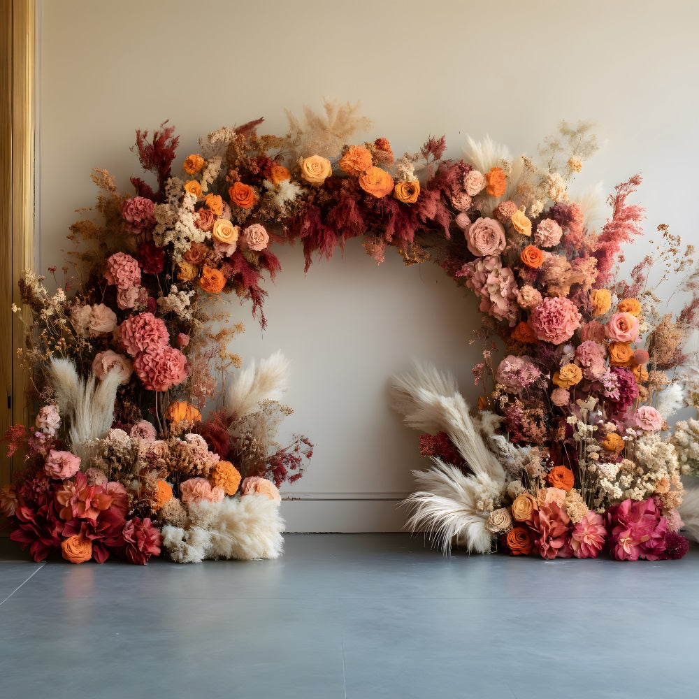 Bohemian Warm Tones Arch Backdrop RR8-432