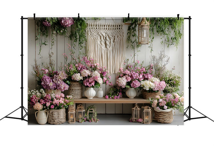 Bohemian Floral Wall Decor Backdrop RR8-436