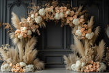 Moody Bohemian Floral Arch Backdrop RR8-466