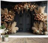 Bohemian Vintage Floral Arch Backdrop RR8-467