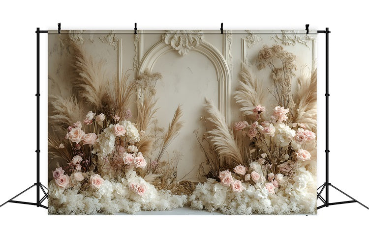 Boho Luxurious Floral Oasis Backdrop RR8-471