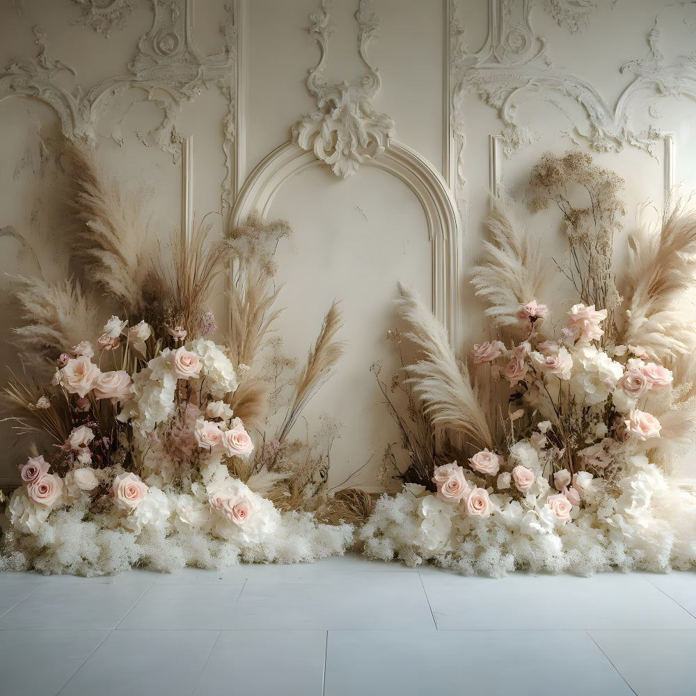 Boho Luxurious Floral Oasis Backdrop RR8-471