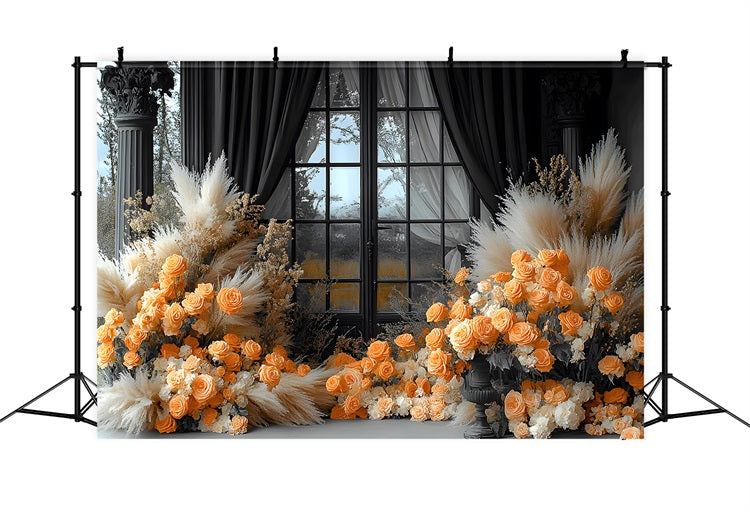 Golden Hour Boho Window Backdrop RR8-486