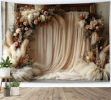 Golden Hour Boho Gorgeous Floral Backdrop RR8-498