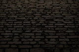 Vintage Dark Brick Floor Fabric Backdrop RR8-592