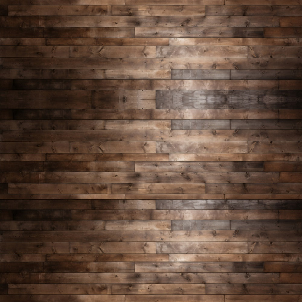 Brown Black Retro Wood Floor Backdrop RR8-593