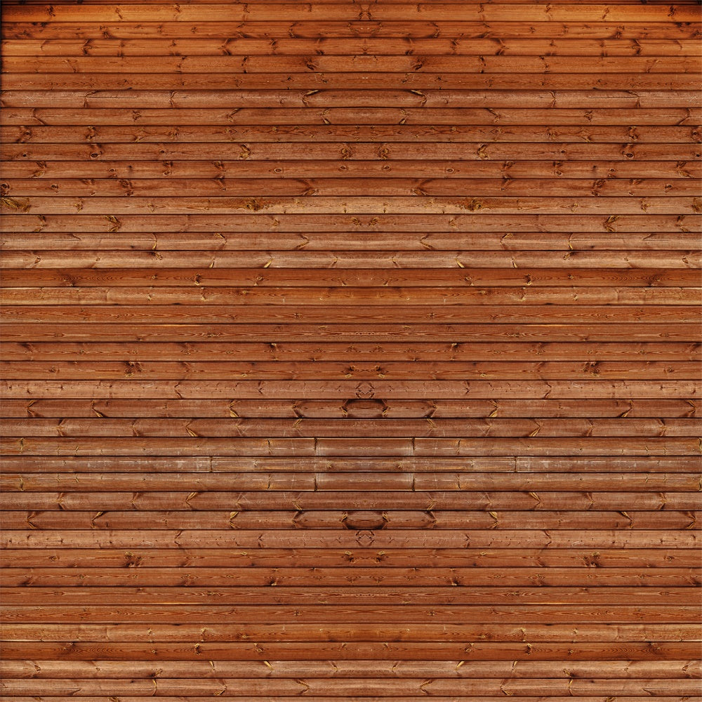 Yellow Brown Wood Floor Fabric Backdrop RR8-594