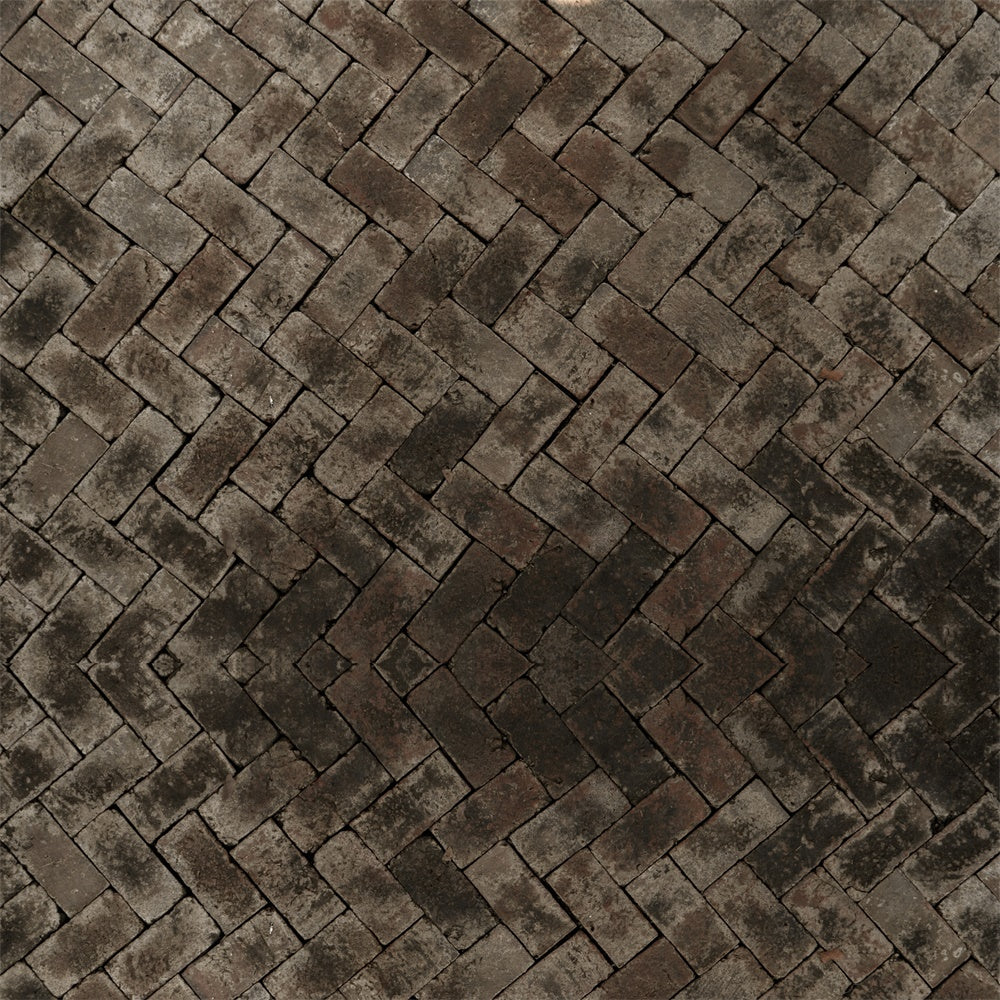 Rustic Herringbone Brick Floor Backdrop RR8-668