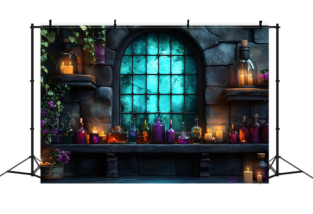 Halloween Spooky Laboratory Photography Backdrop RR9-106