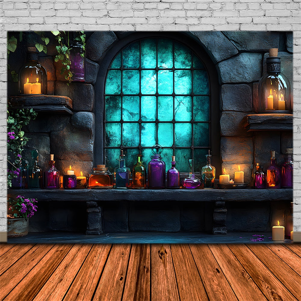 Halloween Spooky Laboratory Photography Backdrop RR9-106