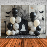 Halloween Decorated Wall Balloons Backdrop RR9-87