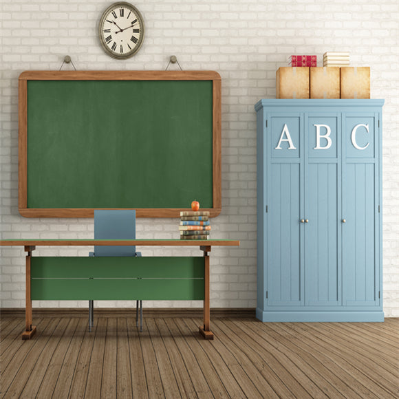 Back School Backdrops Chalkboard Photography Background S-3204