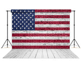 American Flag  Brick Patriotic Photo Studio Backdrop SH617