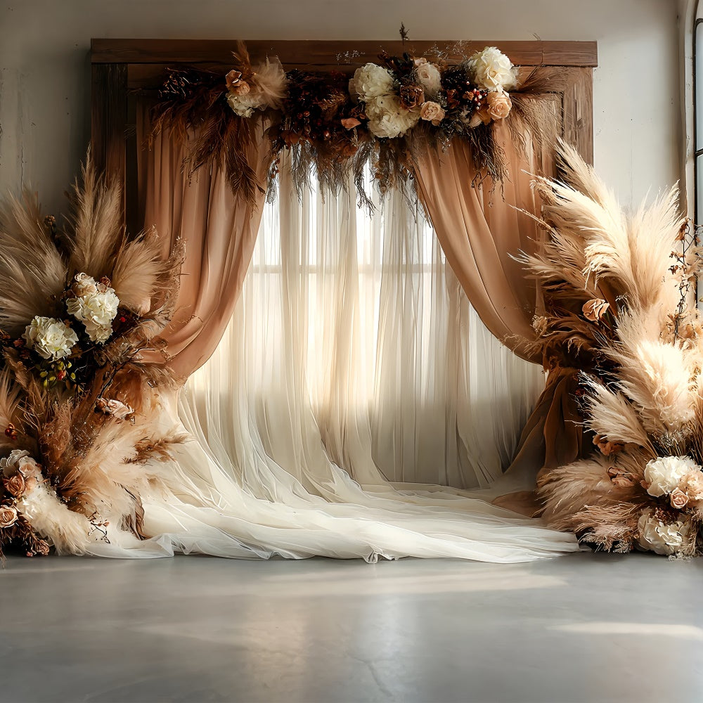 10 by 10 Backdrop Elegant Boho Backdrops for Photography SXS5