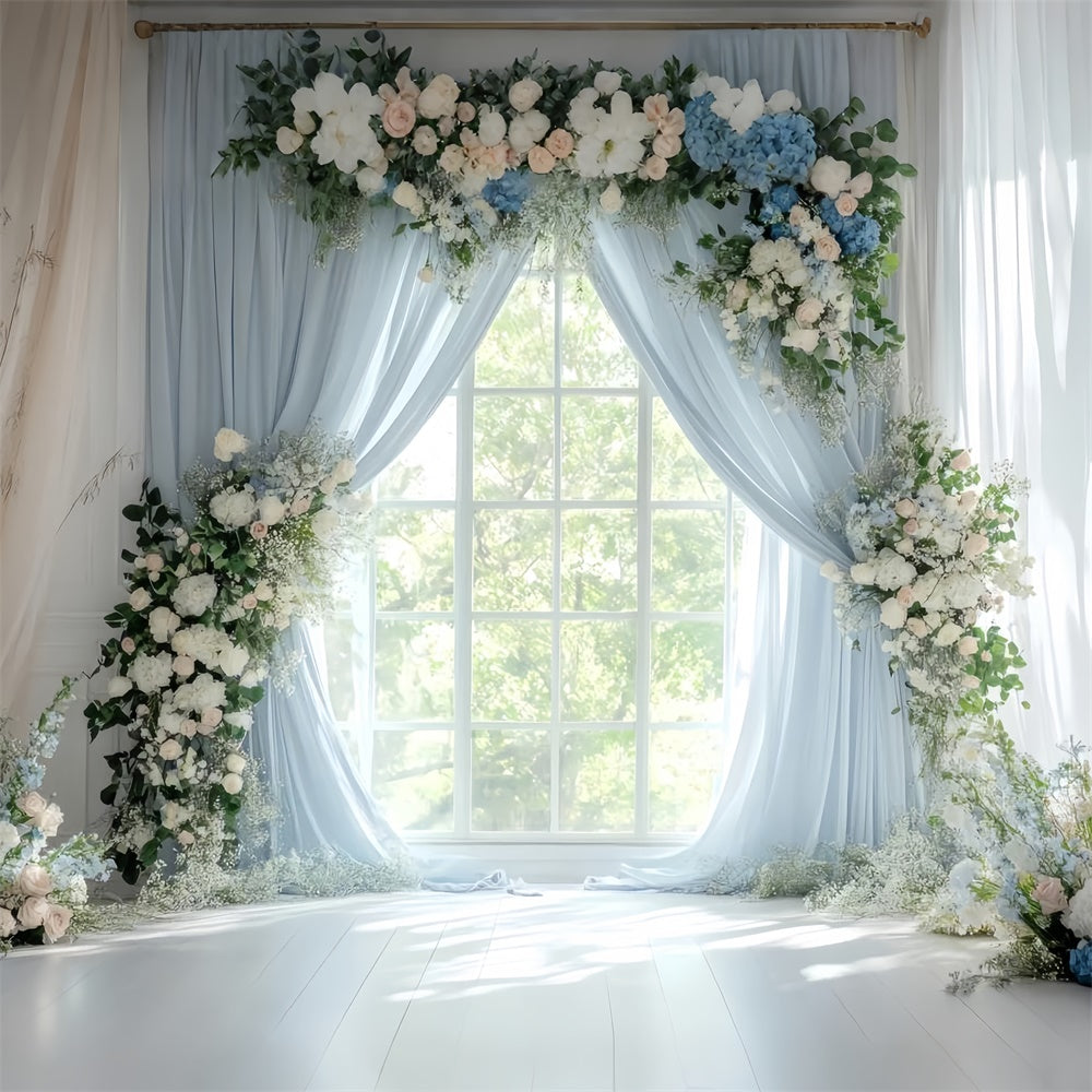 Backdrops For Spring Floral Curtain Arch Wedding Backdrop TWW2-19