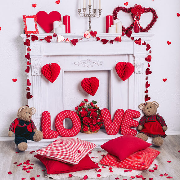 Valentine's Day Party Photo Backdrops Room Decorations Background VAT-45