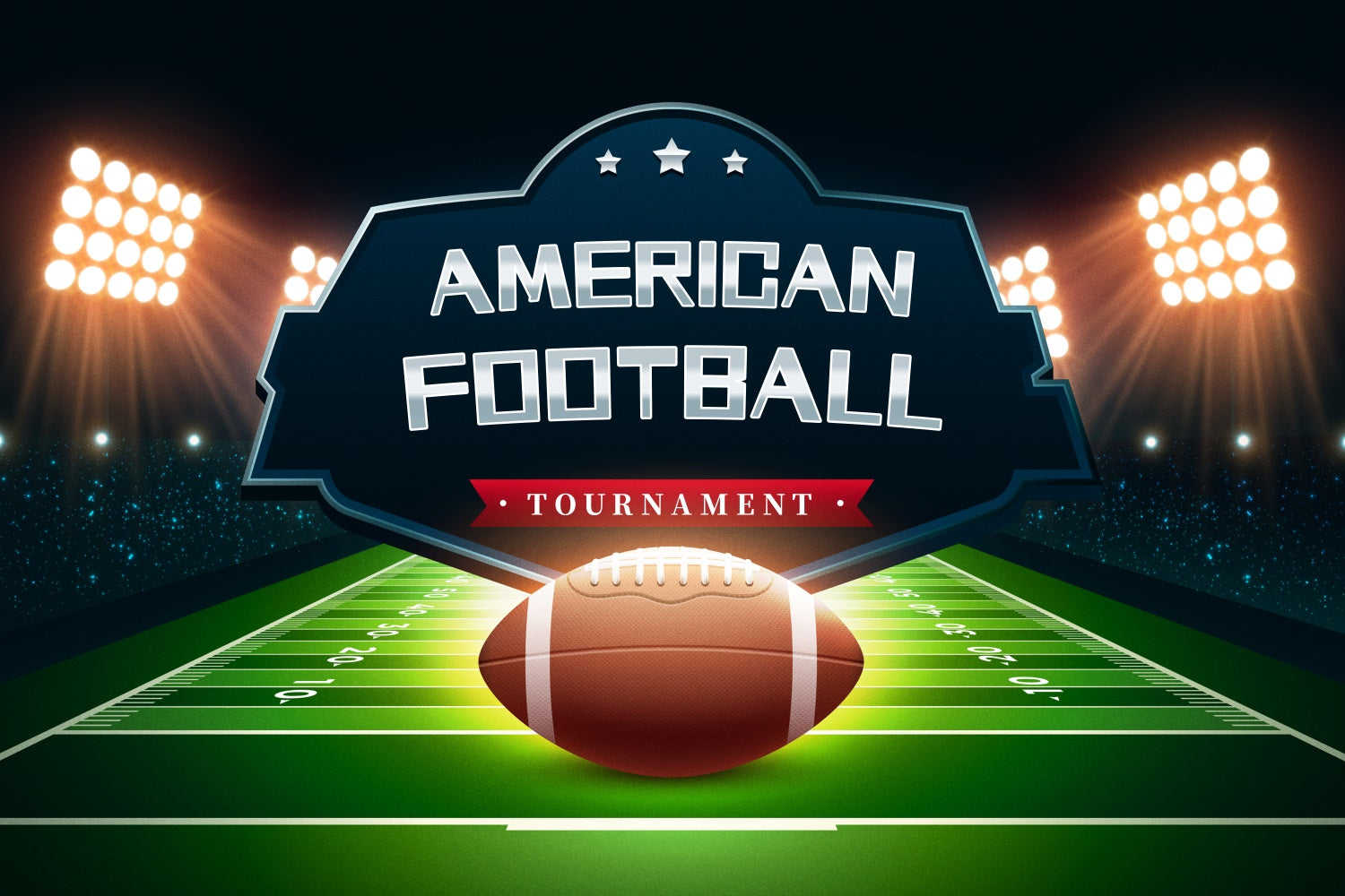 Super Bowl Backdrops American Football Tournament Backdrop XY2-112