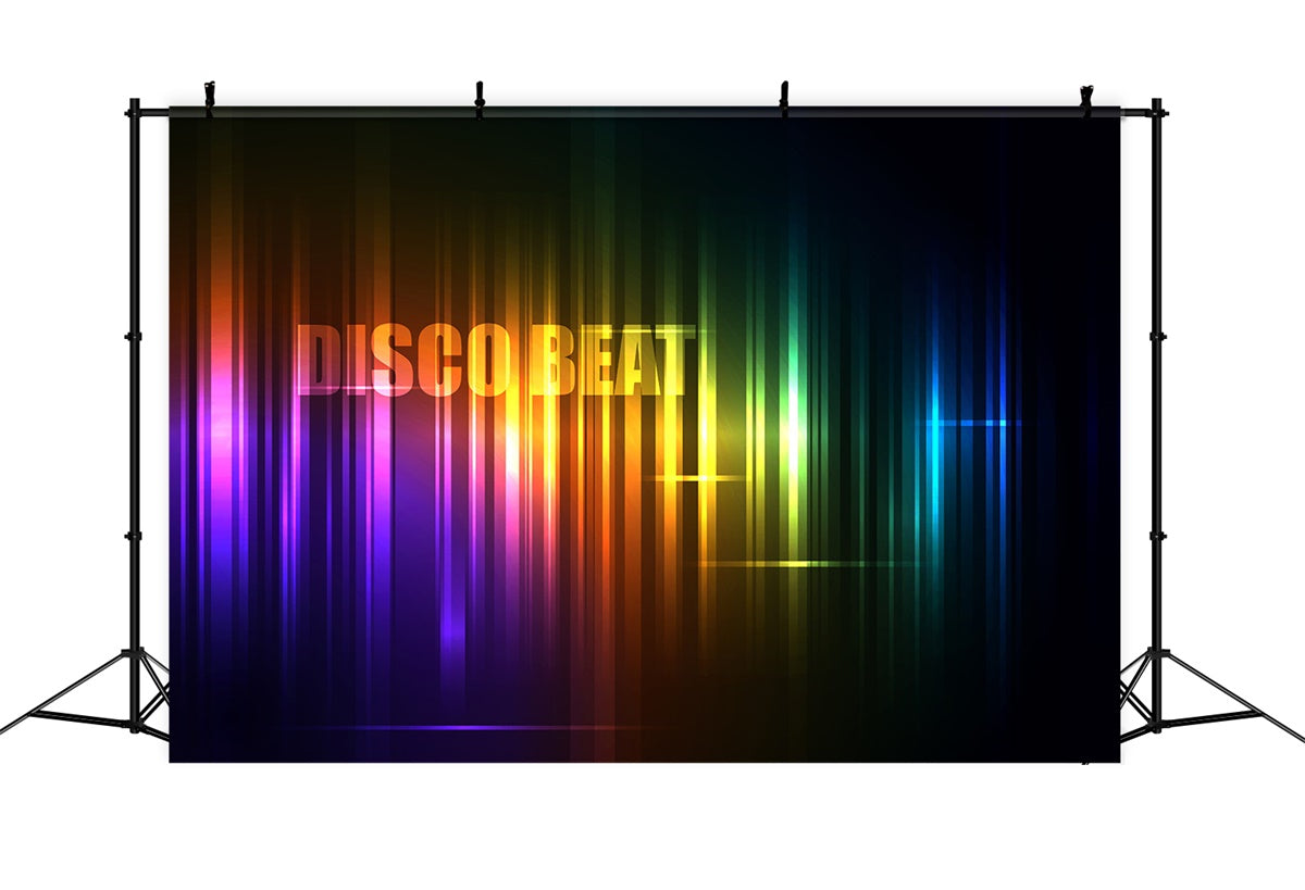 Dance Backdrop Vivid Neon Disco Lights Backdrop XY2-117