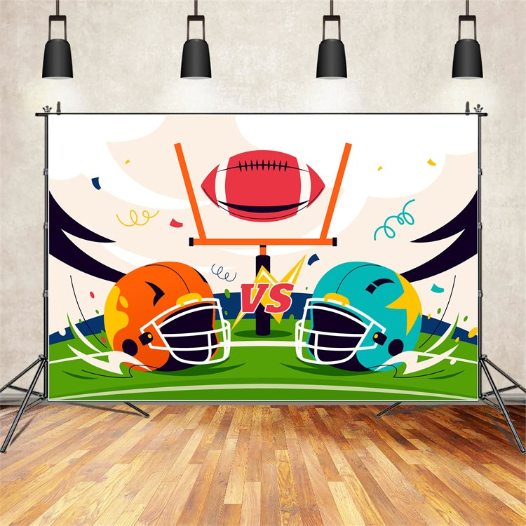 Sports Event Backdrop American Football Championship Backdrop XY2-156