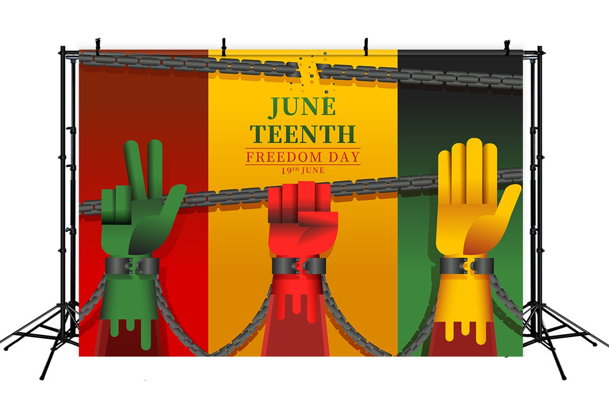 Juneteenth Backdrops Historic Emancipation Symbol Backdrop XY2-27