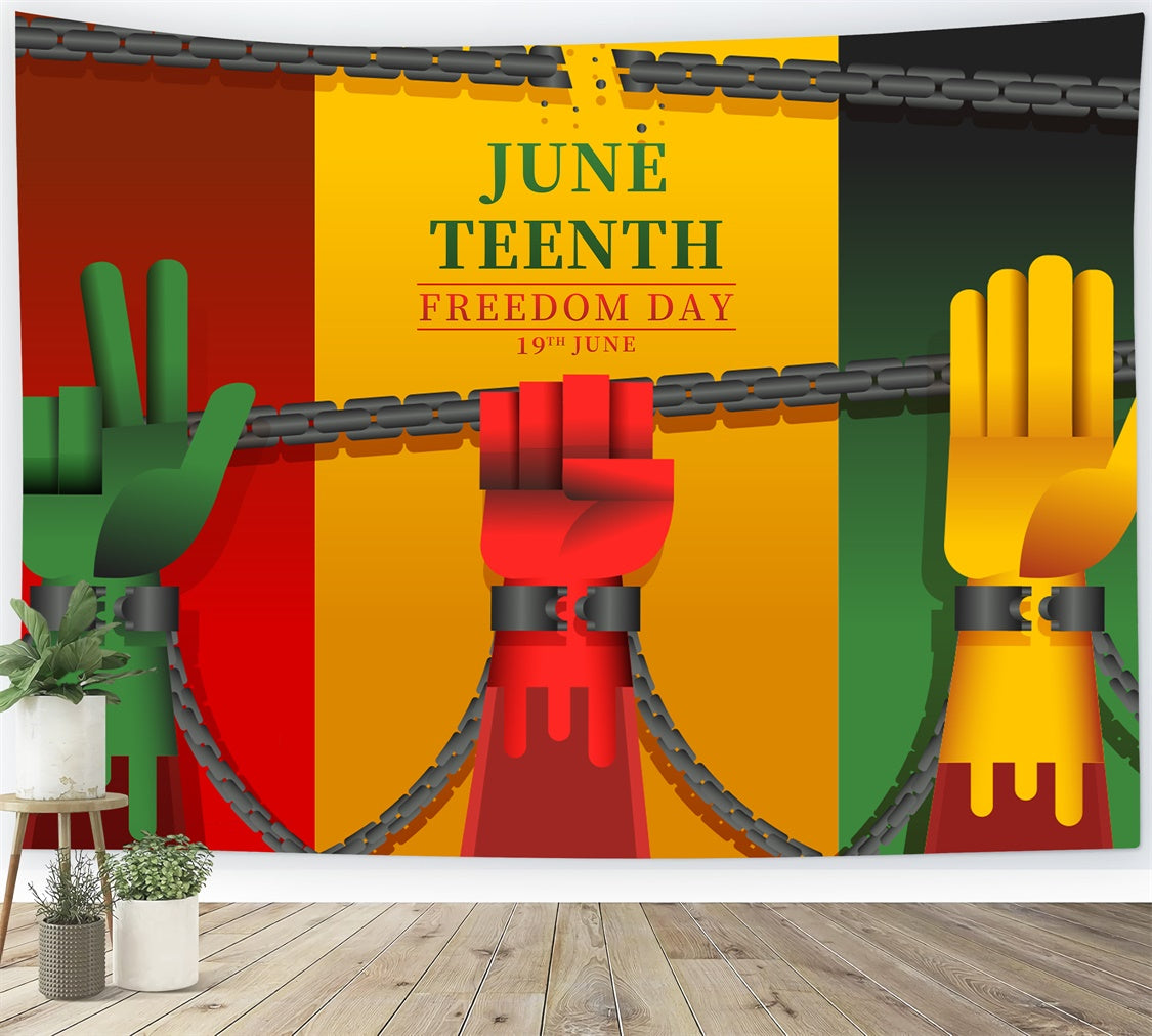 Juneteenth Backdrops Historic Emancipation Symbol Backdrop XY2-27