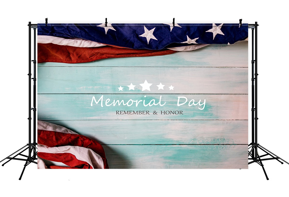 Memorial Day Backdrop Classic Americana Memorial Tribute Backdrop XY2-36