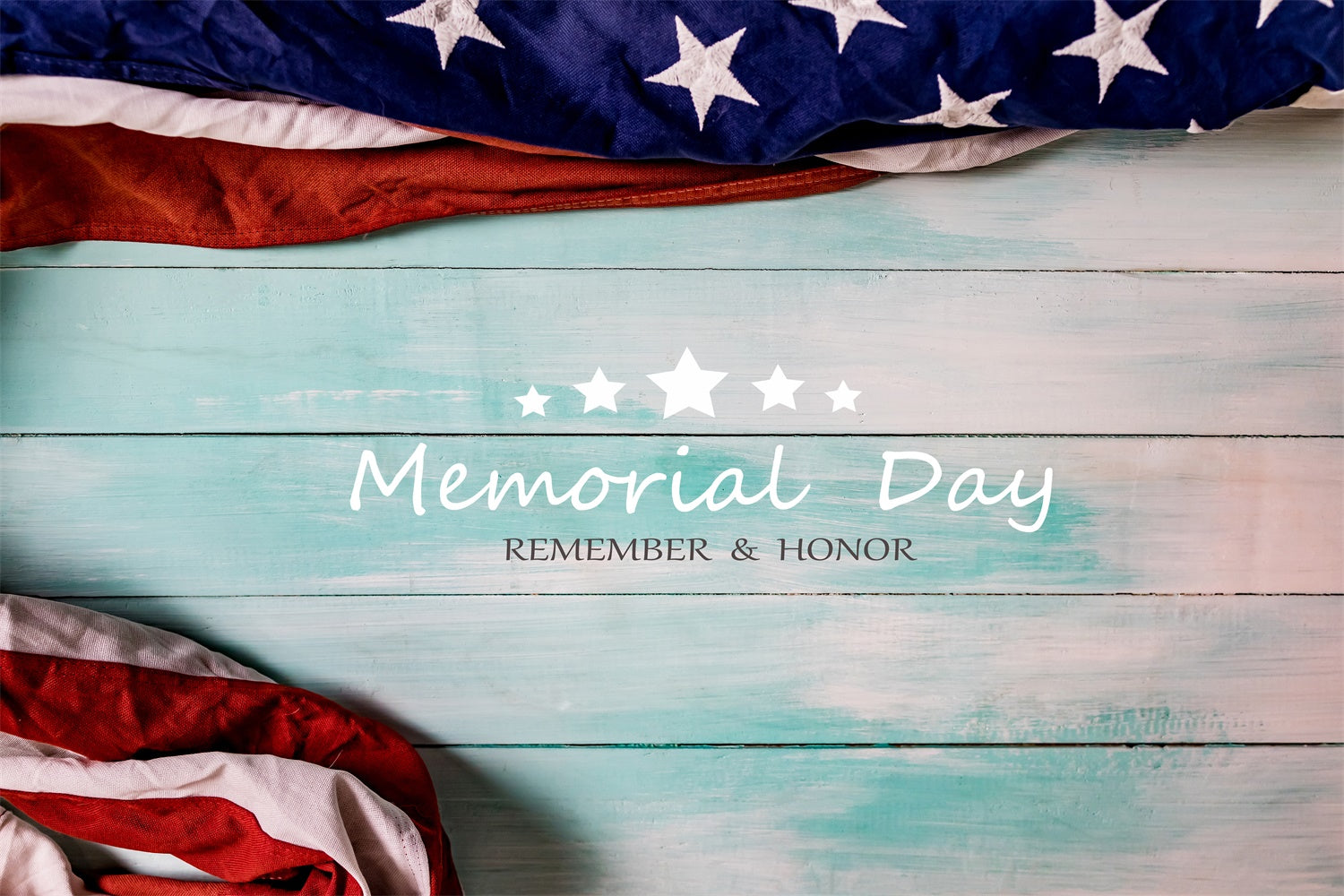 Memorial Day Backdrop Classic Americana Memorial Tribute Backdrop XY2-36