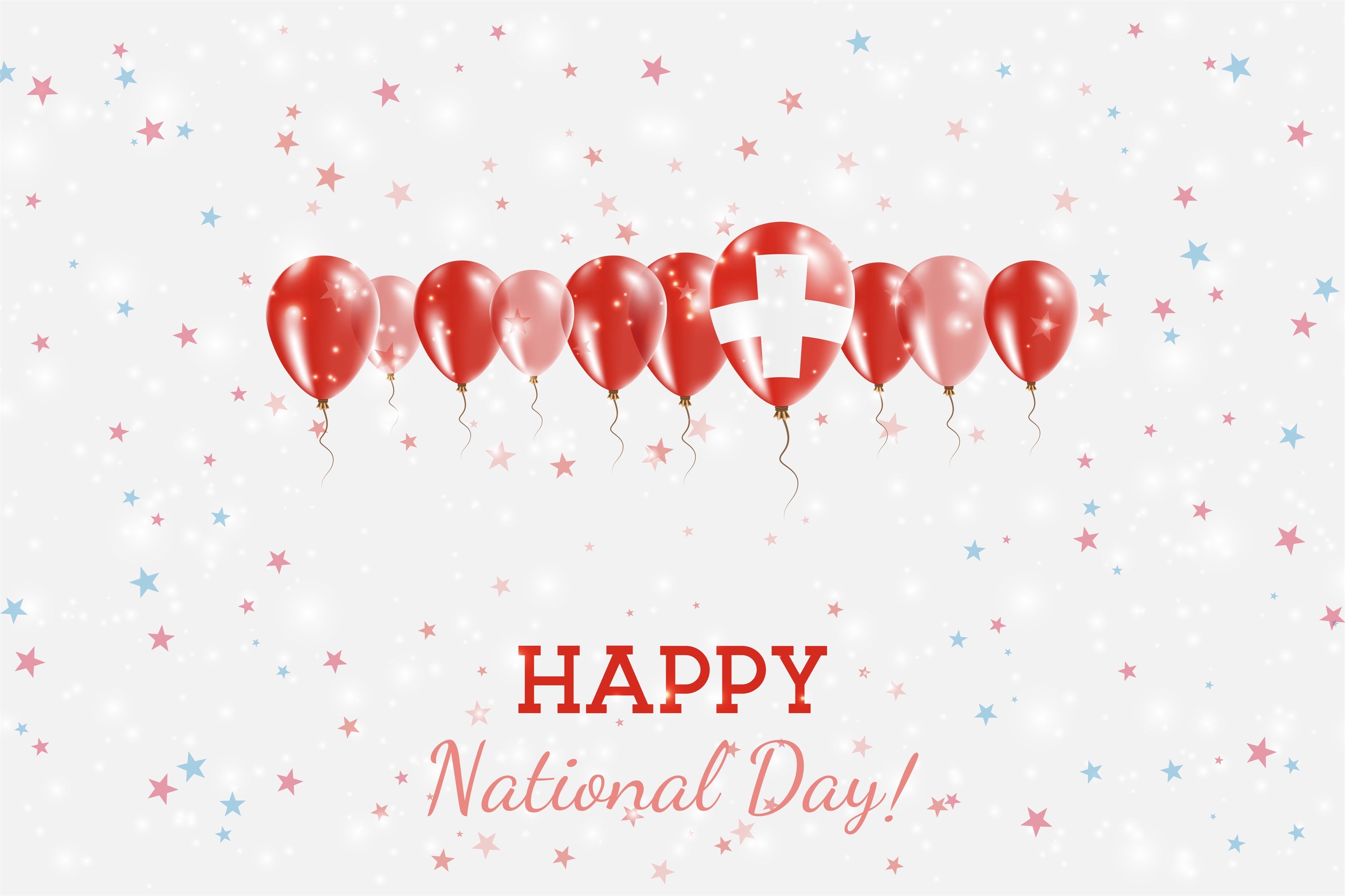 National Nurses Day Backdrop Shining Balloons Stars Backdrop XY2-42