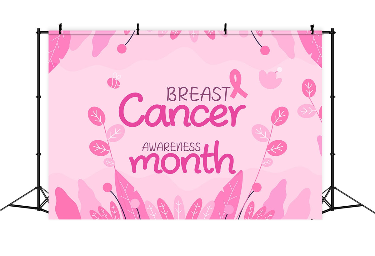 Breast Cancer Backdrops Pink Women's Health Awareness Backdrop XY2-5